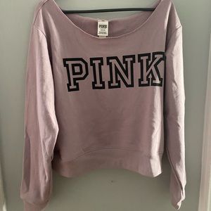 Pink pullover sweater